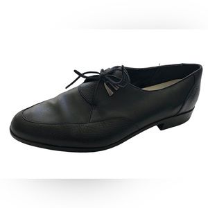 Rockport Vintage Women’s 8.5M  Black Leather Casual Oxfords Lace Up Shoes